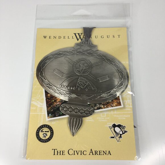 Wendell August Forge The Civic Arena Christmas Ornament Pittsburgh Penguins NHL - Picture 1 of 10